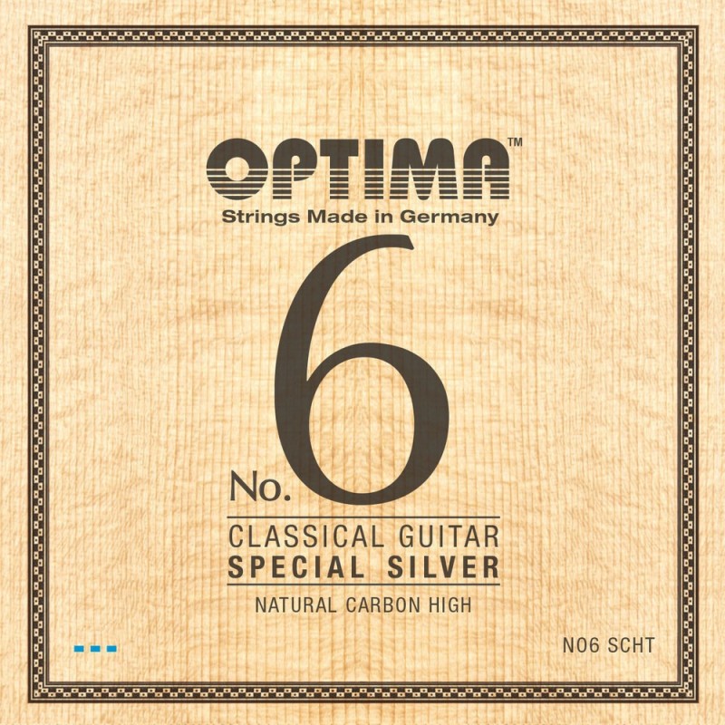 Optima 7165212 Struny do gitary klasycznej No. 6 Special Silver